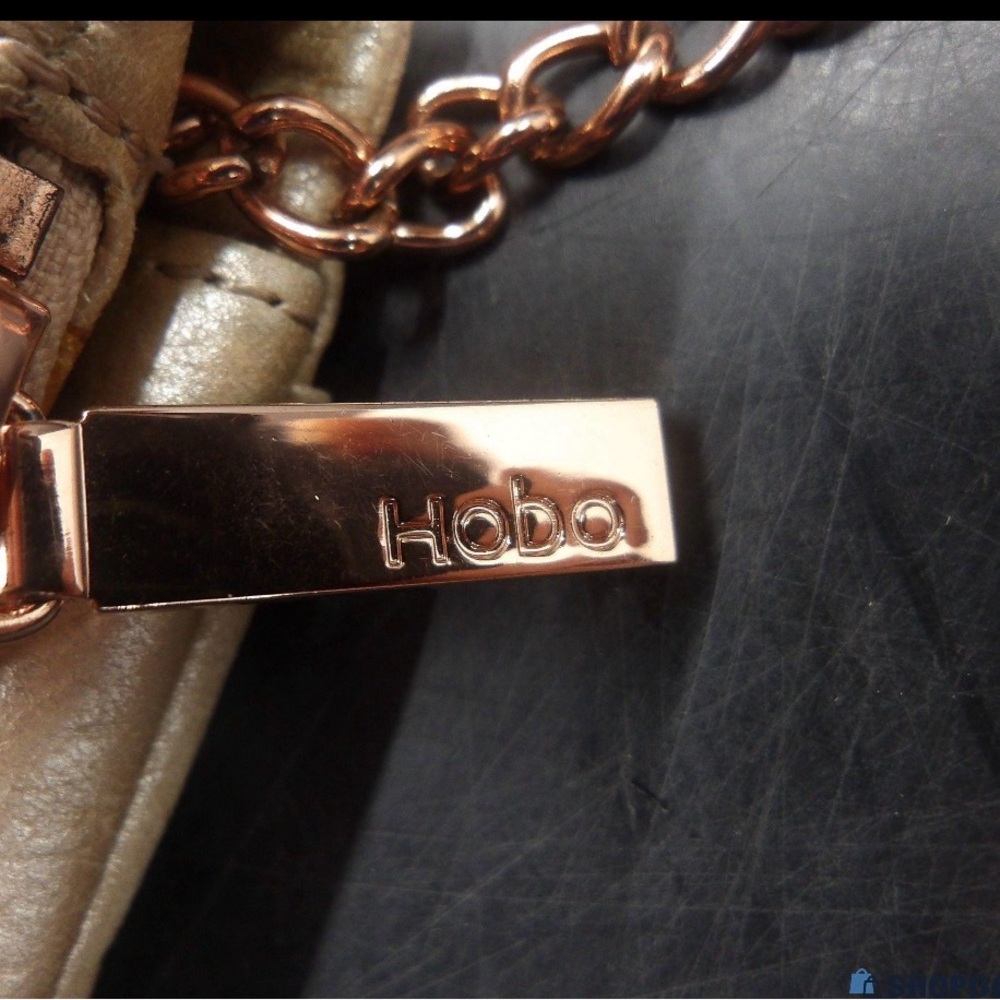 HOBO Crossbody with Rose Gold Metallic Chain Accent - Picture 3 of 8